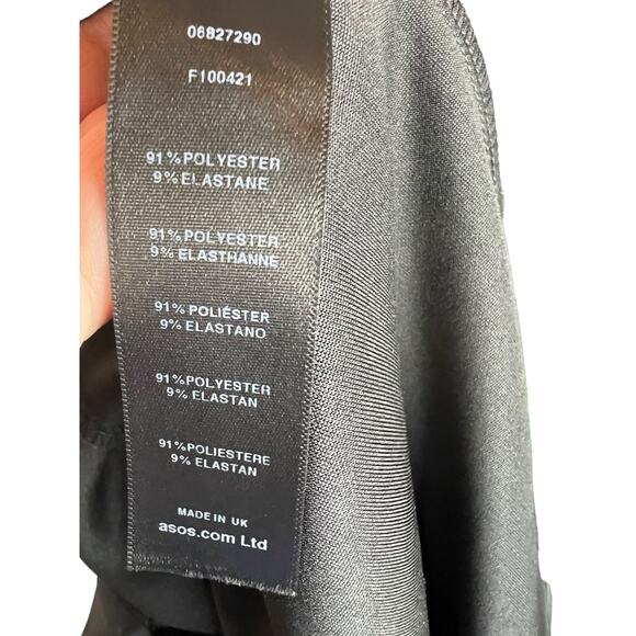 ASOS Formal Dress Open Back Evening Black Tie Gown Prom Ball Cocktail 10 - Picture 12 of 12